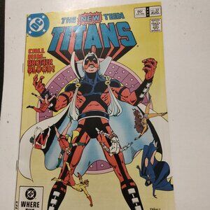 THE NEW TEEN TITANS # 22  BROTHER BLOOD    BY MARV WOLFMAN   AND   GEORGE PEREZ